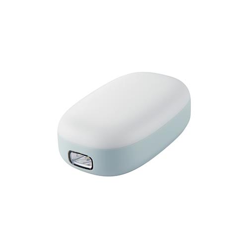 エレコム(ELECOM) DE-KD04BU ブルー ベッドサイドランプ 枕元 ライト 間接照明 3段階光量調節 電池式