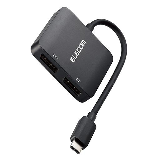 エレコム(ELECOM) AD-CDP2BK ブラック USB Type C to DisplayPort 変換アダプタ 8K/30Hz