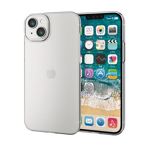 エレコム(ELECOM) PM-A22BPVKCR クリア iPhone 14 Plus用 ハードケース カバー 極み 軽量 薄型