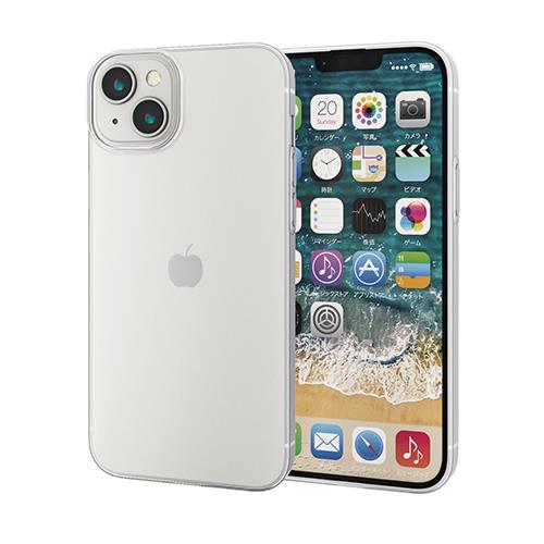 エレコム(ELECOM) PM-A22BUCUCR クリア iPhone 14 Plus用 ソフトケース 極み 軽量 極薄 0.7mm