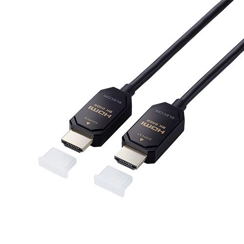 エレコム(ELECOM) DH-HDLO21A10BK ブラック 8K/4K対応 HDMIケーブル 長尺 10mv 約5.4mm径
