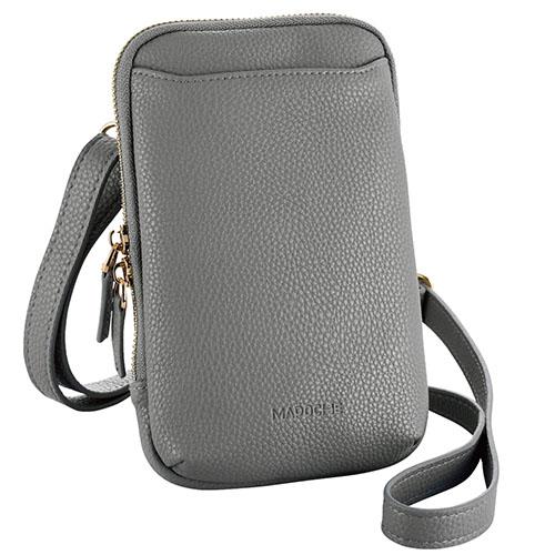 エレコム(ELECOM) P-MAP01BK ダスティブラック MAPOCHE スマホ汎用ショルダーポーチ 全入れ タイプ