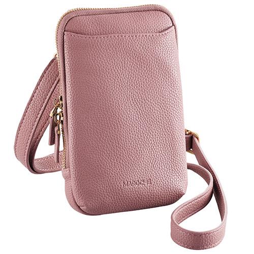 エレコム(ELECOM) P-MAP01PN ダスティピンク MAPOCHE スマホ汎用ショルダーポーチ 全入れ タイプ