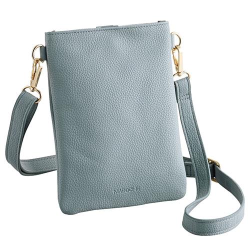 エレコム(ELECOM) P-MAP03BU(ダスティブルー) MAPOCHE スマホ汎用ショルダーポーチ こだわり タイプ