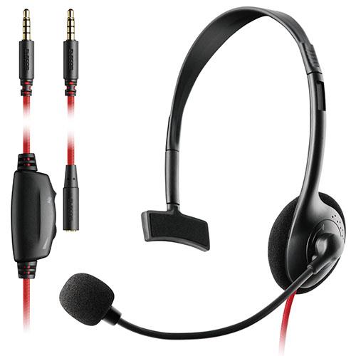 エレコム(ELECOM) HS-GM01MTBK(ﾌﾞﾗｯｸ) ヘッドホン ヘッドセット 無指向性ﾏｲｸ付 有線 3.5mm接続 モノラル