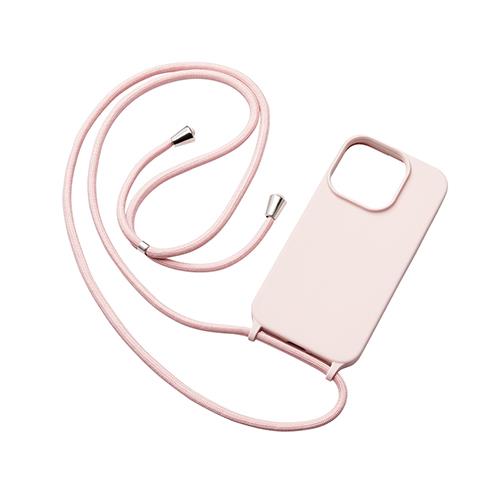 エレコム(ELECOM) PM-A22CSCSSPN ピンク iPhone 14 Pro用 ハイブリッドシリコンケース ｱﾝﾁﾀﾞｽﾄｺｰﾄ