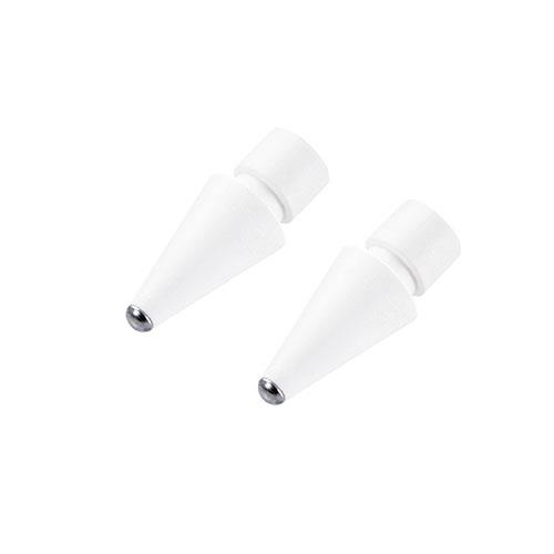 エレコム(ELECOM) P-TIPAP03 ホワイト Apple Pencil 第1世代/第2世代 用 交換ペン先 約1.8mm 2個入