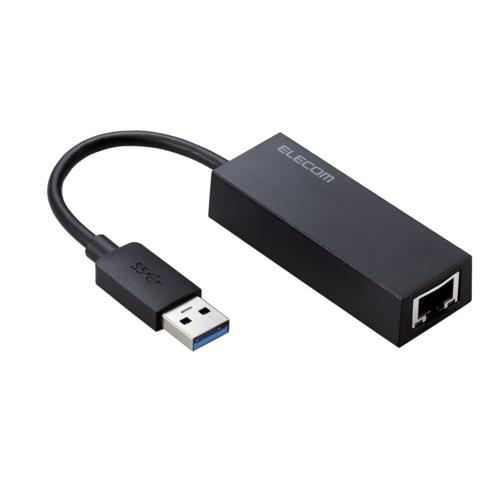 エレコム(ELECOM) EDC-GUA3V2-B ブラック USB-Aコネクター 1Gbps 有線LANアダプター