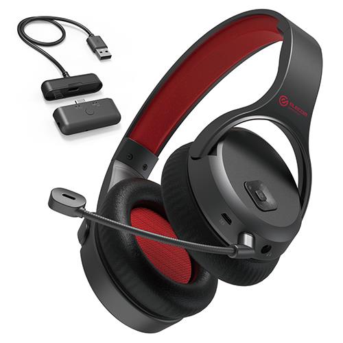 エレコム(ELECOM) HS-GMW70BK ブラック 2.4GHzワイヤレスステレオゲーミングヘッドセット