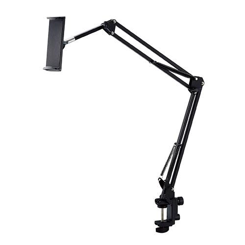 エレコム(ELECOM) TB-DSZARMBEDBK ブラック スマホ/ﾀﾌﾞﾚｯﾄ対応 縦横2Way フレキシブルアームスタンド