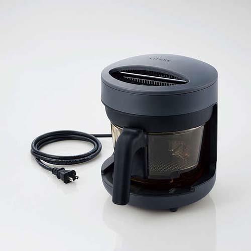 エレコム(ELECOM) HAC-AFP01BK ブラック LiFERE ポット型コンベクションオーブン