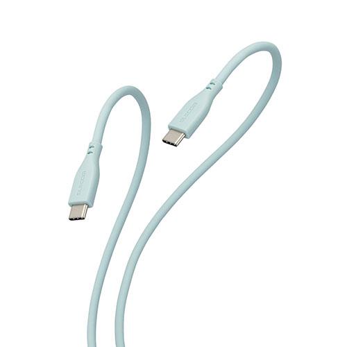 エレコム(ELECOM) MPA-CCSS10GN パールグリーン タイプC ケーブル USB Type C to Type C 1m PD
