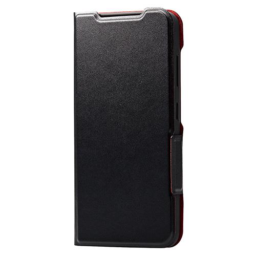 エレコム(ELECOM) PM-G231PLFUBK ブラック Galaxy S23 ケース ソフトレザー 手帳型