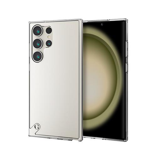 エレコム(ELECOM) PM-G232HVCKCR クリア Galaxy S23 Ultra ケース ハイブリッド 衝撃吸収