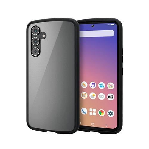 エレコム(ELECOM) PM-G233TSLFCBK ブラック Galaxy A54 5G ケース ハイブリッド 衝撃吸収