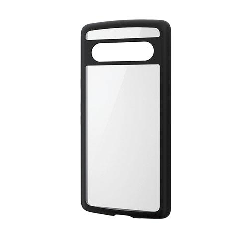 エレコム(ELECOM) PM-P231TSLFCBK(ブラック) Google Pixel 7a ケース ハイブリッド 軽量薄型 スリム