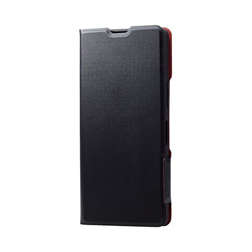 エレコム(ELECOM) PM-S232PLFUBK ﾌﾞﾗｯｸ AQUOS R8 SH-52D ケース ソフトレザー 手帳型 ﾏｸﾞﾈｯﾄ 超軽量