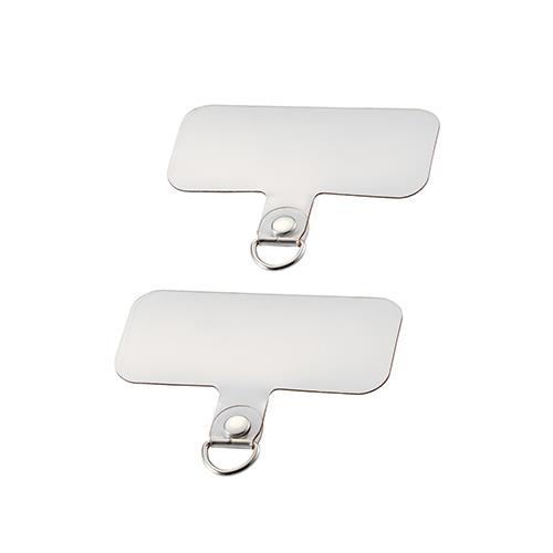 エレコム(ELECOM) P-STHD1CR(クリア) スマホ ストラップホルダー シート ケーブル穴用