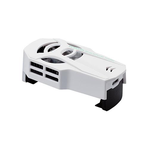 エレコム(ELECOM) P-CLPL01WH ホワイト スマホクーラー 超小型 静音 冷却ファン USB給電式