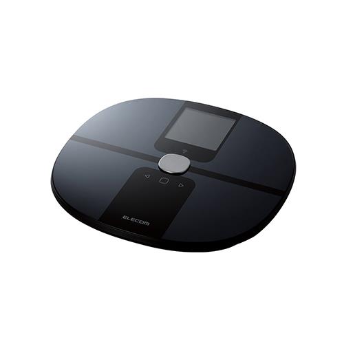 エレコム(ELECOM) HCS-WFS03BK ﾌﾞﾗｯｸ 体重計 体組成計 自動認識機能付 MRI測定 50g単位 Wi-Fiｽﾏﾎ連動