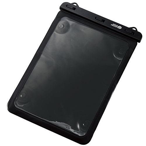 エレコム(ELECOM) TB-WPSB13BK ﾌﾞﾗｯｸ タブレットケース 防水ケース 汎用 IPX8 吸盤付き 8.9～13インチ