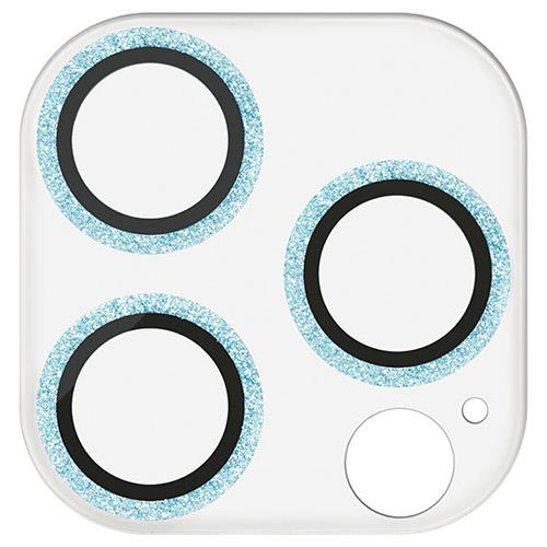 エレコム(ELECOM) iPhone15 Pro/15 Pro Max カメラフィルム ガラス フレーム付 ｸﾞﾘｯﾀｰ仕様 ブルー