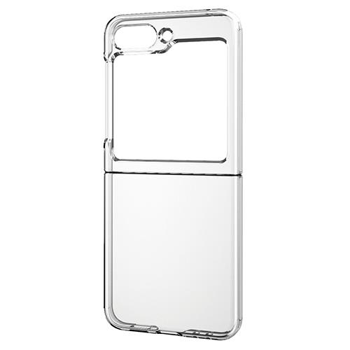 エレコム(ELECOM) PM-G234PVKCR ｸﾘｱ Galaxy Z Flip5 ケース ハード 衝撃吸収 軽量薄型 UVｺｰﾄ 極み設計