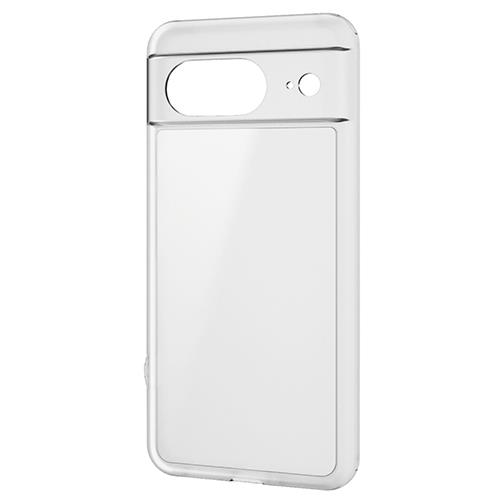 エレコム(ELECOM) PM-P233HVCKM-CR ｼﾙｷｰｸﾘｱ Google Pixel 8 ケース ハイブリッド 衝撃吸収 背面マット
