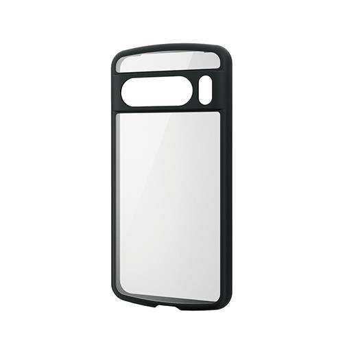 エレコム(ELECOM) PM-P234TSLFC-BK ﾌﾞﾗｯｸ Google Pixel 8 Pro ケース ハイブリッド 衝撃吸収 軽量 薄型