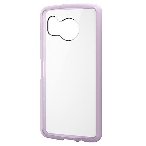 エレコム(ELECOM) PM-S234TSLFC-PU ラベンダー AQUOS sense8 ケース ハイブリッド 衝撃吸収 軽量 薄型