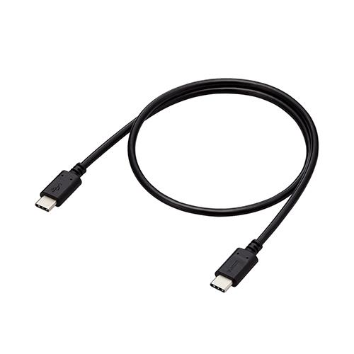 エレコム(ELECOM) MPA-CC5P05-BK(ブラック) USB Type C ケーブル 0.5m PD 100W スリムケーブル