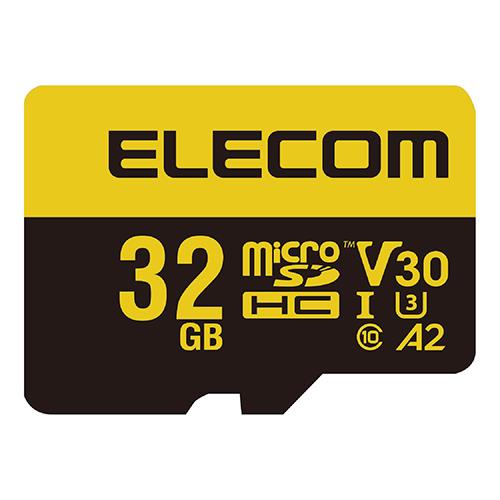 エレコム(ELECOM) MF-HMS032GU13V3 ﾏｲｸﾛSDｶｰﾄﾞ microSDHC 32GB Class10 UHS-I U3 V30 SD変換ｱﾀﾞﾌﾟﾀｰ付