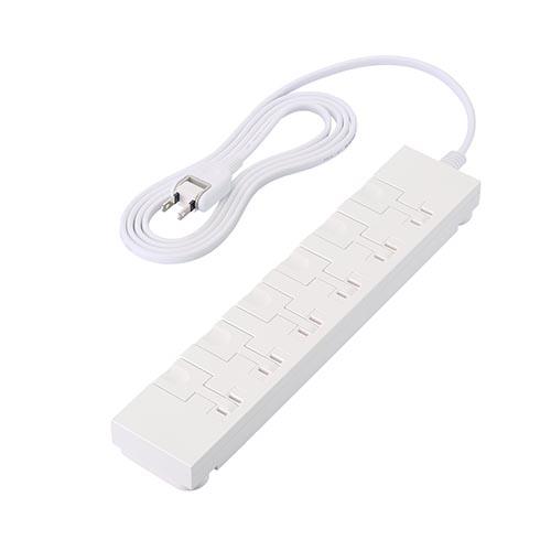 エレコム(ELECOM) T-KF07-2620WH(ホワイト) イージーリリース6口タップ