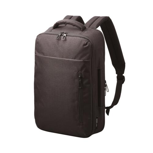 エレコム(ELECOM) BM-BPTW-BK ブラック ﾋﾞｼﾞﾈｽﾘｭｯｸ 12L 2way 撥水加工 14ｲﾝﾁﾉｰﾄPC 収納可 ﾋﾞｼﾞﾈｽﾊﾞｯｸ