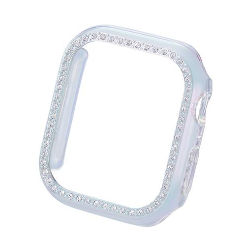 エレコム(ELECOM) AW-23BBPPJ-ACR(ｵｰﾛﾗｸﾘｱ) アップルウォッチ Series9/8/7 ハードバンパー ストーン付