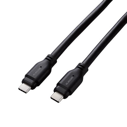 エレコム(ELECOM) MPA-CC1G15BK ブラック タイプCケーブル Type-C to C 1.5m PD 100W USB10Gbps準拠