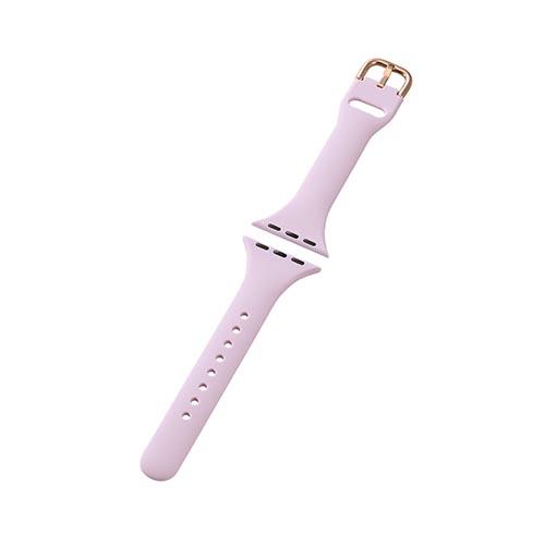 エレコム(ELECOM) AW-41BDSCJPU(ﾗﾍﾞﾝﾀﾞｰ) Apple Watch用 シリコンバンド スリムタイプ(41/40/38mm) &me