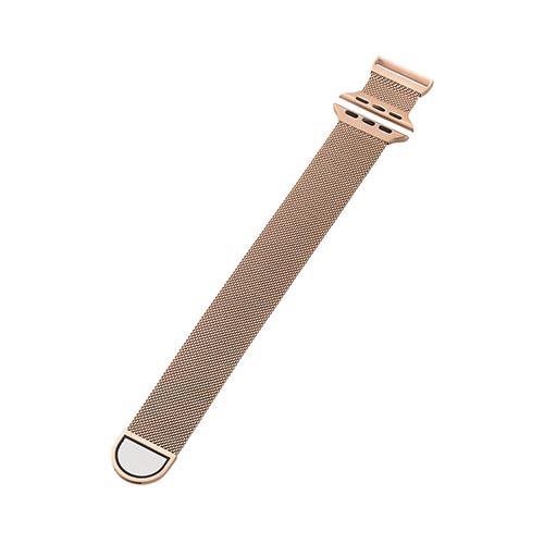 エレコム(ELECOM) AW-41BDSSMMPN ﾋﾟﾝｸｺﾞｰﾙﾄﾞ Apple Watch用 ﾐﾗﾈｰｾﾞﾊﾞﾝﾄﾞ ｽﾘﾑﾀｲﾌﾟ 41/40/38mm &me