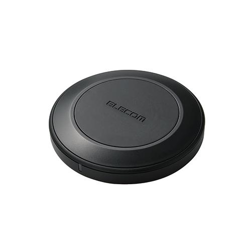 エレコム(ELECOM) W-QA26BK(ブラック) Qi規格(EPP) 対応ワイヤレス充電器(12/10/7.5/5W･卓上)