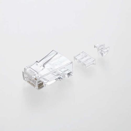 エレコム(ELECOM) LD-6RJ45T100/L RJ45 コネクタ Cat6A Cat6 LANケーブル用 100個入り ガイドパーツ付き
