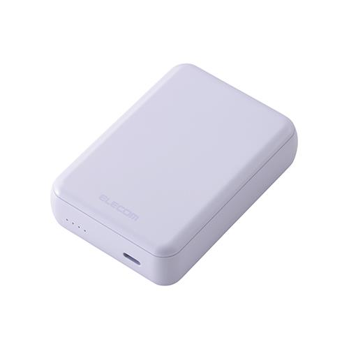 エレコム(ELECOM) DE-C49-10000PU(パープル) 超ｺﾝﾊﾟｸﾄﾓﾊﾞｲﾙﾊﾞｯﾃﾘｰ(10000mAh/3A/USB Type-C×1)
