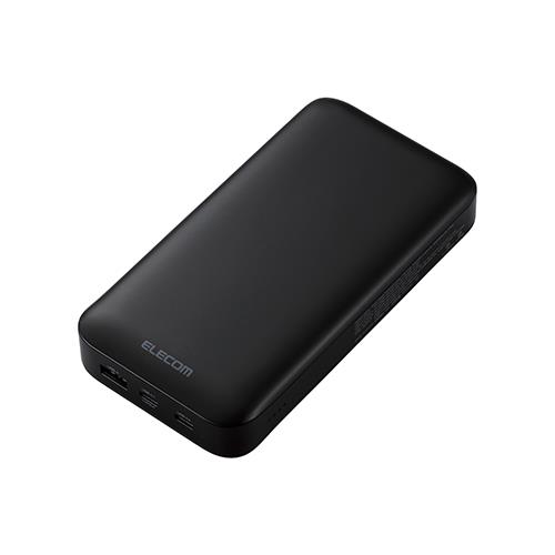 エレコム(ELECOM) DE-C50L-20000BK(ﾌﾞﾗｯｸ) USB PD モバイルバッテリー(20000mAh/USB Type-C×2＋USB-A)
