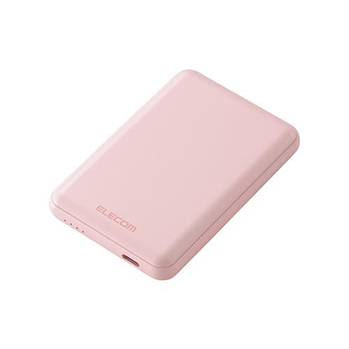 エレコム(ELECOM) DE-C48-5000PN ピンク 超コンパクトモバイルバッテリー 5000mAh 3A USB Type-C×1