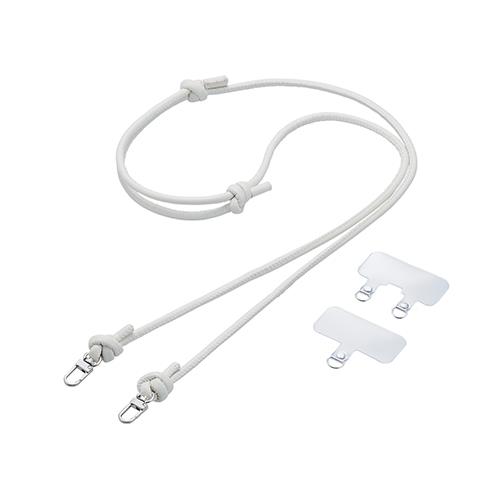 エレコム(ELECOM) P-STSDH2LR06IV アイボリー スマホショルダー ストラップ 42～75cm 長さ調整可