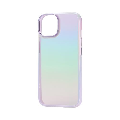エレコム(ELECOM) PM-A22AHVCA2PU ラベンダー iPhone 14用 ハイブリッドケース オーロラ &me