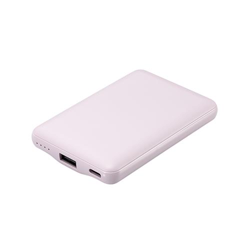エレコム(ELECOM) DE-C45-5000PU(ラベンダー) 薄型コンパクトモバイルバッテリー 5000mAh 3A C×1＋A×1