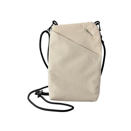 エレコム(ELECOM) P-CLSPB01GB(グレージュ) 6.7インチまでのスマートフォン用 ｽﾏｰﾄﾎﾟｰﾁ ﾏﾙﾁﾎﾟｹｯﾄﾀｲﾌﾟ