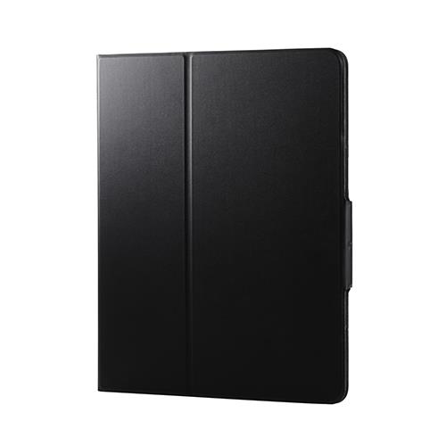 エレコム(ELECOM) TB-A24PLWVFUBK(ﾌﾞﾗｯｸ) 13ｲﾝﾁ iPad Pro(M4) 用 ﾌﾗｯﾌﾟｹｰｽ ｿﾌﾄﾚｻﾞｰ ﾌﾘｰｱﾝｸﾞﾙ ｽﾘｰﾌﾟ