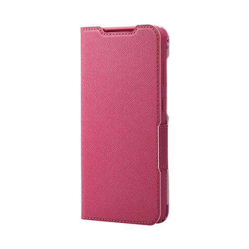 エレコム(ELECOM) PM-G236PLFUJPND(ﾃﾞｨｰﾌﾟﾋﾟﾝｸ) Galaxy S23 FE(SCG24) ケース レザー カバー 手帳型