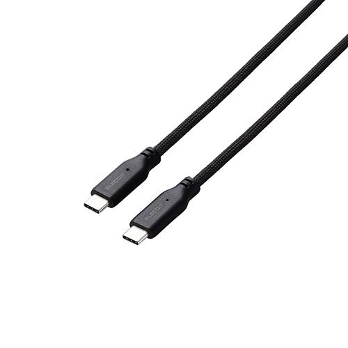 エレコム(ELECOM) MPA-CC5PMG15BK ブラック USB-C ケーブル TypeC to C 1.5m PD 100W 断線しにくい
